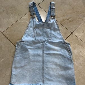 LIGHT WASH OVERALLS